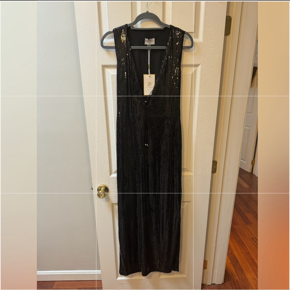 Runaway the Label Black Sequin Dress